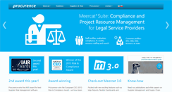 Desktop Screenshot of procurence.com